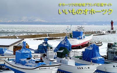 網走流氷接岸初日